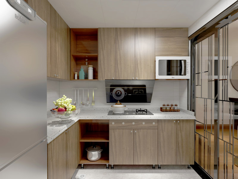 現(xiàn)代廚房裝修案例效果圖